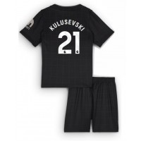 Tottenham Hotspur Dejan Kulusevski #21 Vonkajší Detský futbalový dres 2025-26 Krátky Rukáv (+ trenírky)